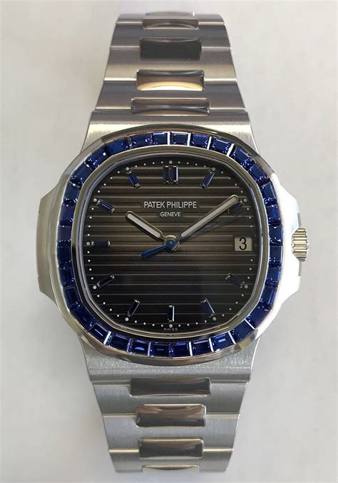 patek philippe nautilus sapphire bezel|patek philippe watch owners.